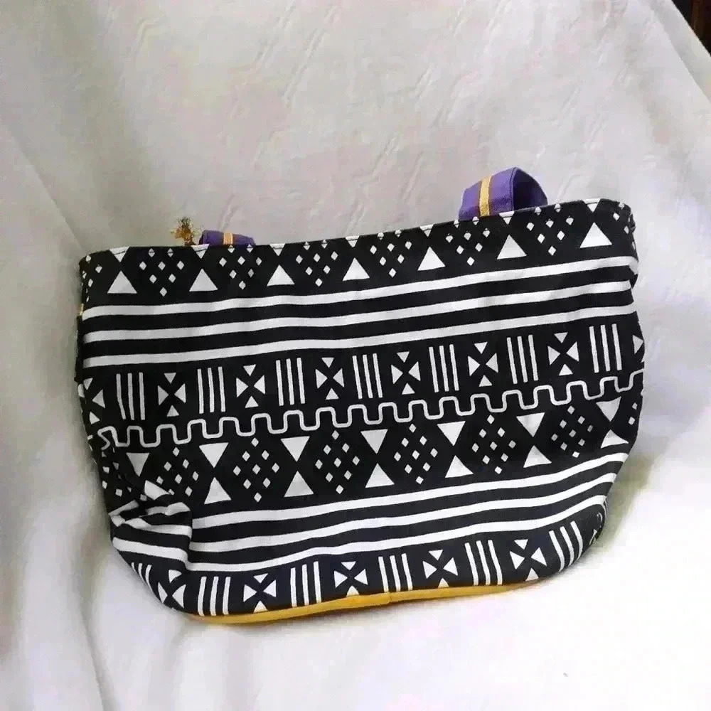 Laurel Burch Dog Tails Patchwork Medium Tote 5210… - image 5